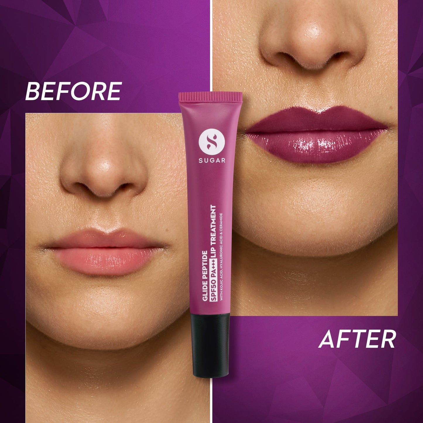 SUGAR Glide Peptide SPF50 PA+++ Lip Treatment | 10 ml | iBellaa