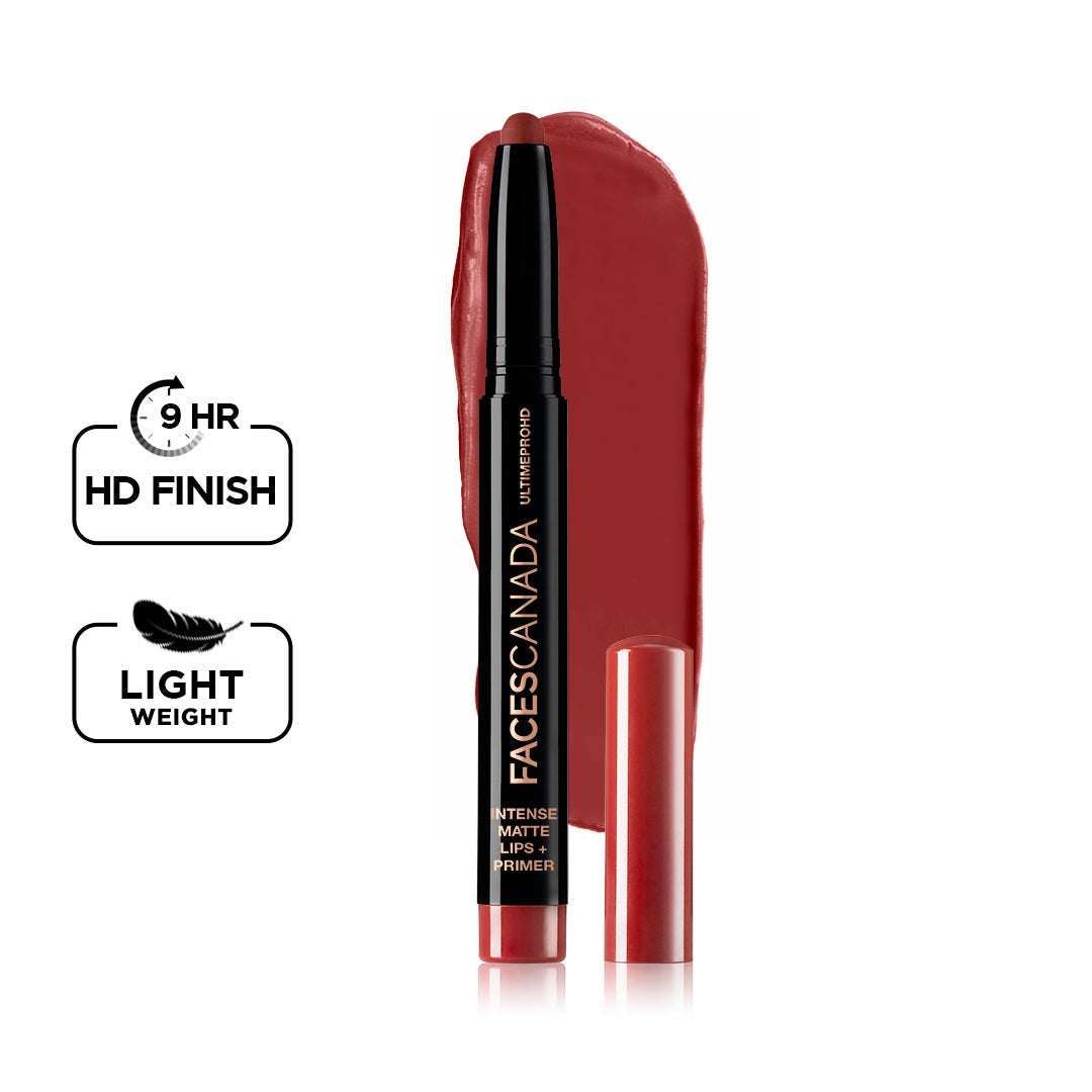 Faces Canada Ultime Pro HD Intense Matte Lips + Primer | 1.4 g | iBellaa