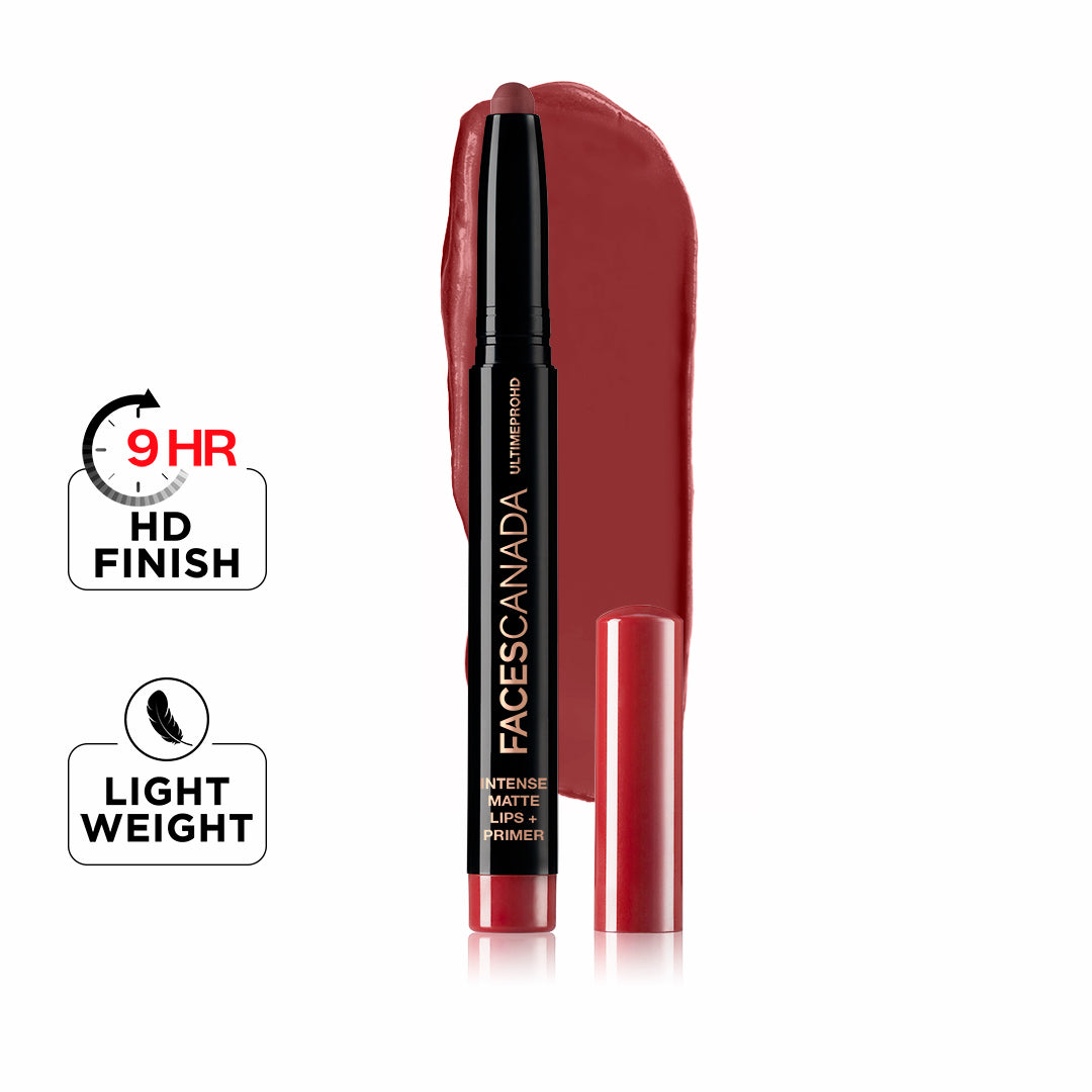 Faces Canada Ultime Pro HD Intense Matte Lips + Primer | 1.4 g | iBellaa