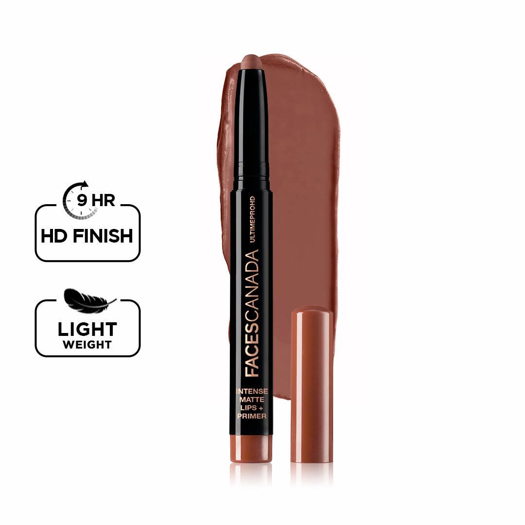 Faces Canada Ultime Pro HD Intense Matte Lips + Primer | 1.4 g | iBellaa