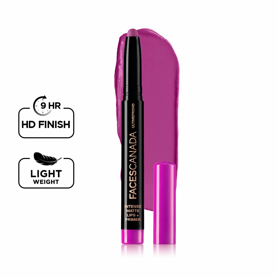 Faces Canada Ultime Pro HD Intense Matte Lips + Primer | 1.4 g | iBellaa