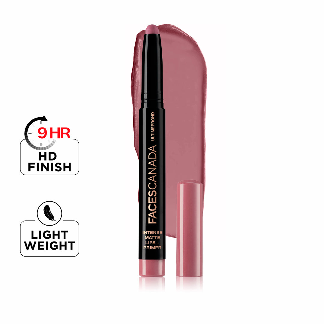 Faces Canada Ultime Pro HD Intense Matte Lips + Primer | 1.4 g | iBellaa
