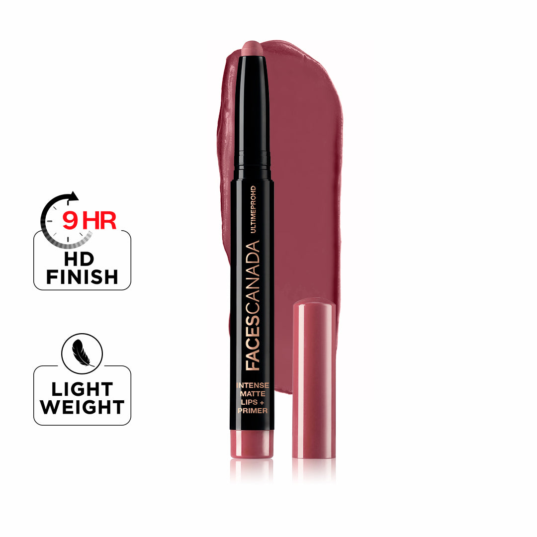 Faces Canada Ultime Pro HD Intense Matte Lips + Primer | 1.4 g | iBellaa