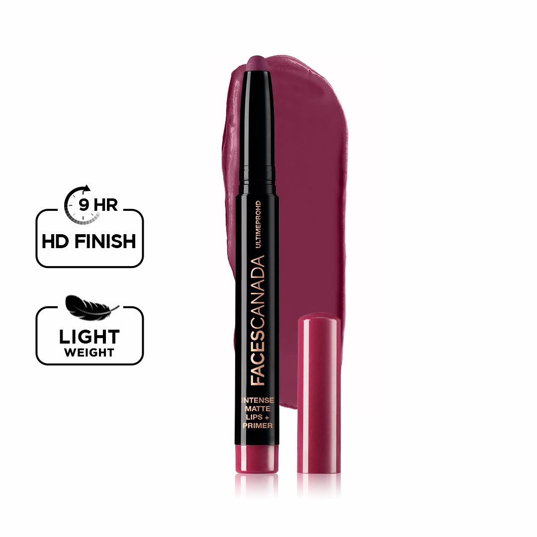 Faces Canada Ultime Pro HD Intense Matte Lips + Primer | 1.4 g | iBellaa