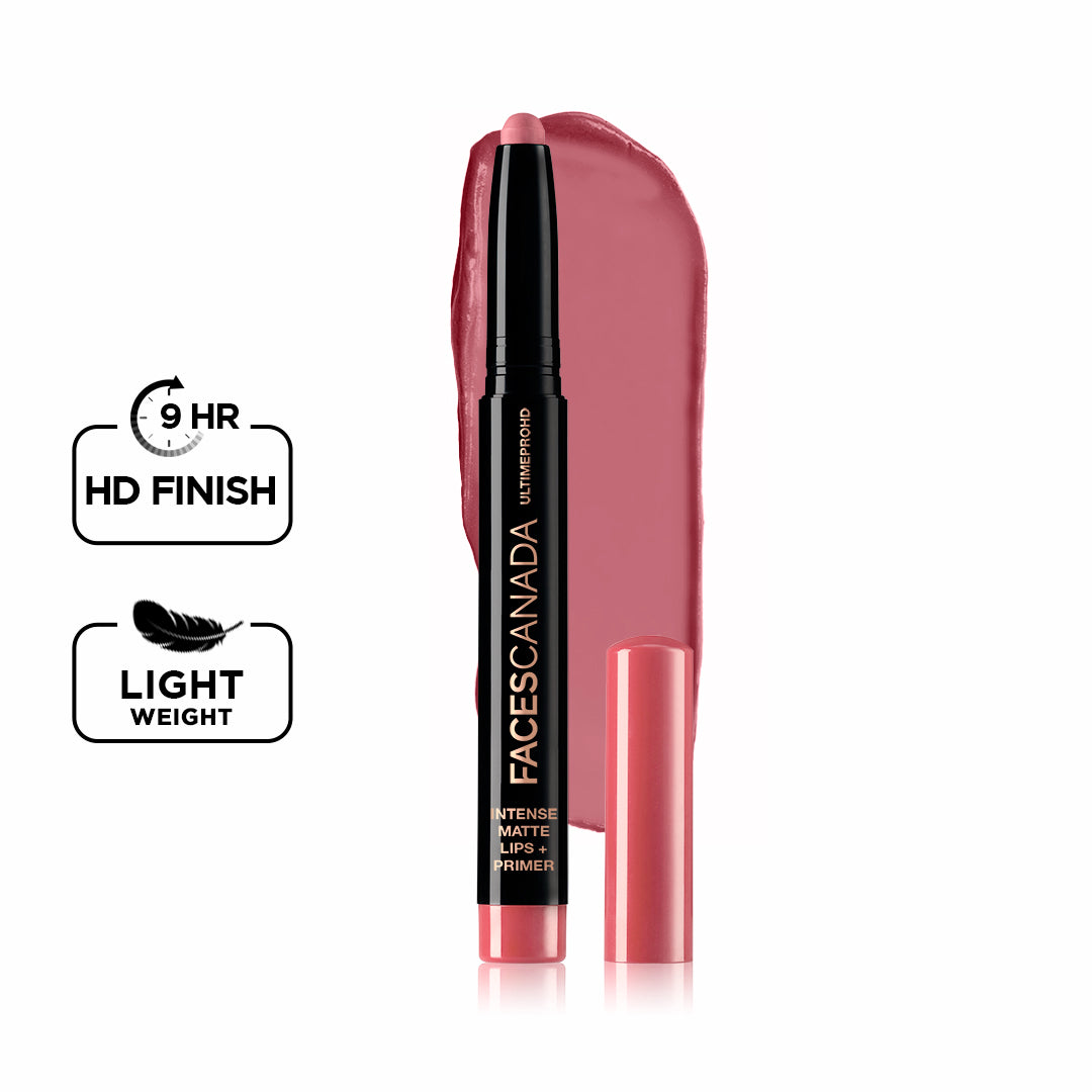 Faces Canada Ultime Pro HD Intense Matte Lips + Primer | 1.4 g | iBellaa
