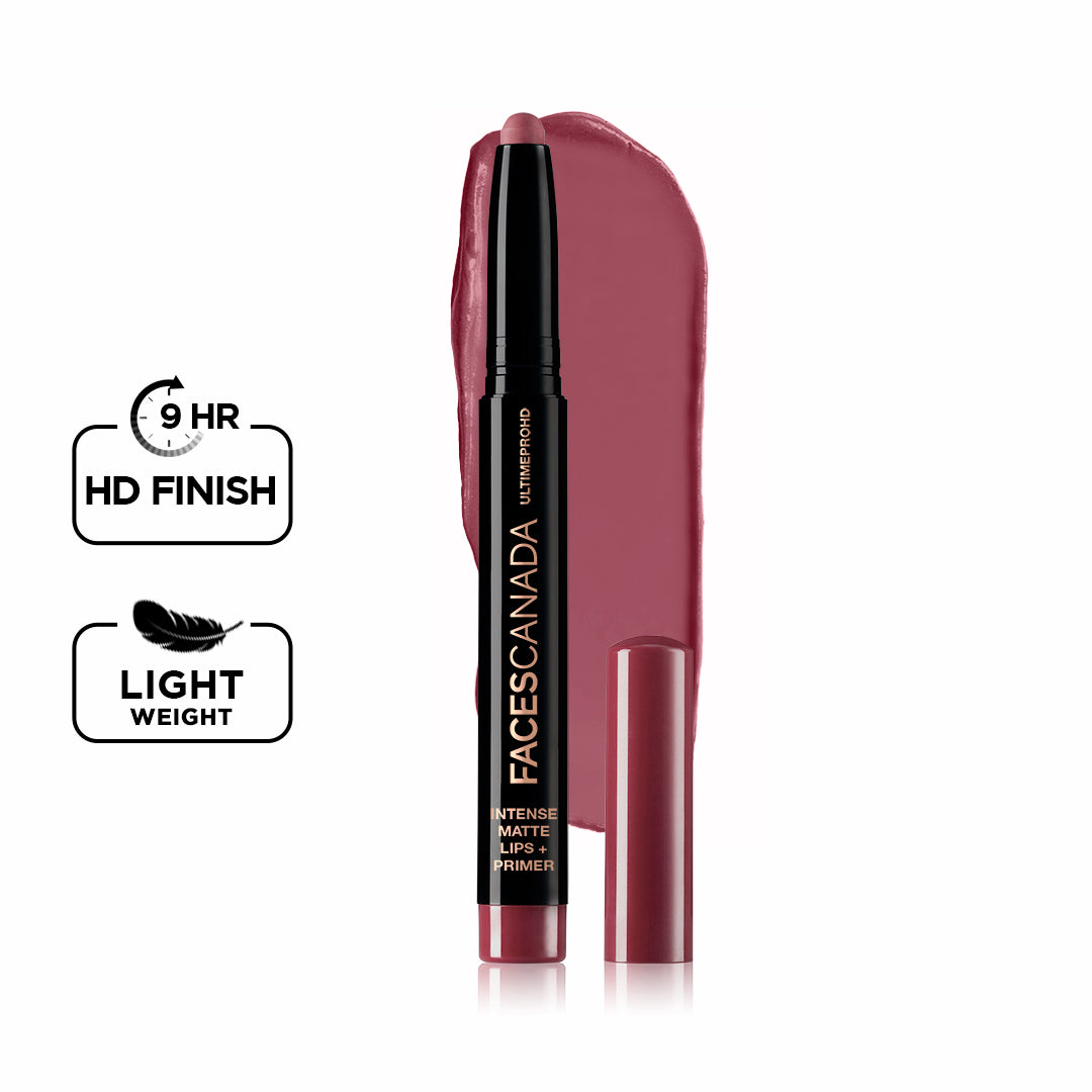 Faces Canada Ultime Pro HD Intense Matte Lips + Primer | 1.4 g | iBellaa