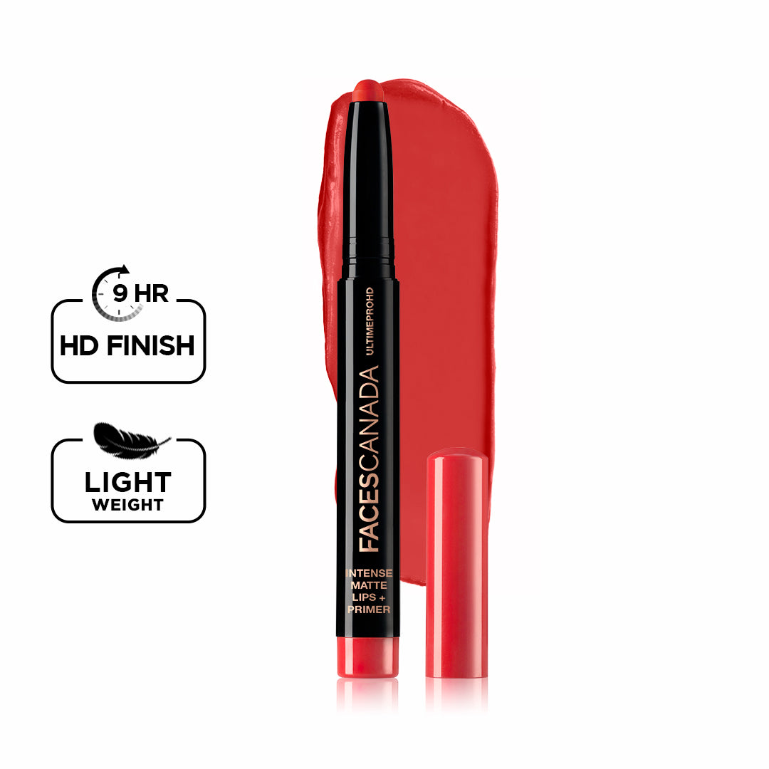 Faces Canada Ultime Pro HD Intense Matte Lips + Primer | 1.4 g | iBellaa