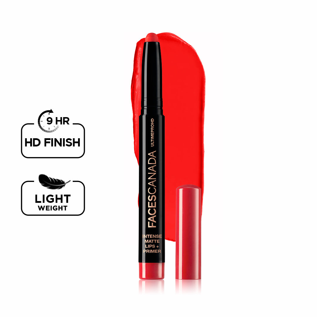 Faces Canada Ultime Pro HD Intense Matte Lips + Primer | 1.4 g | iBellaa
