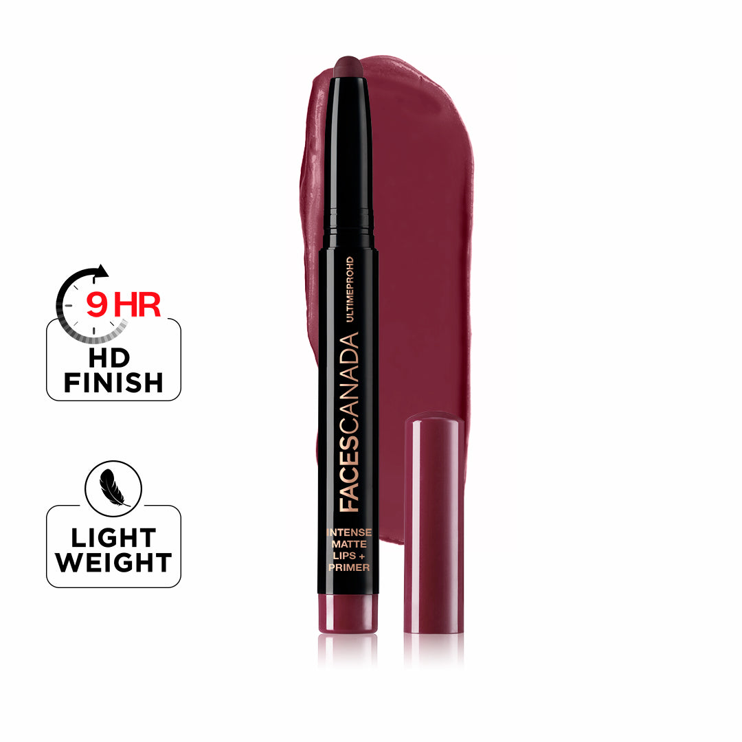 Faces Canada Ultime Pro HD Intense Matte Lips + Primer | 1.4 g | iBellaa