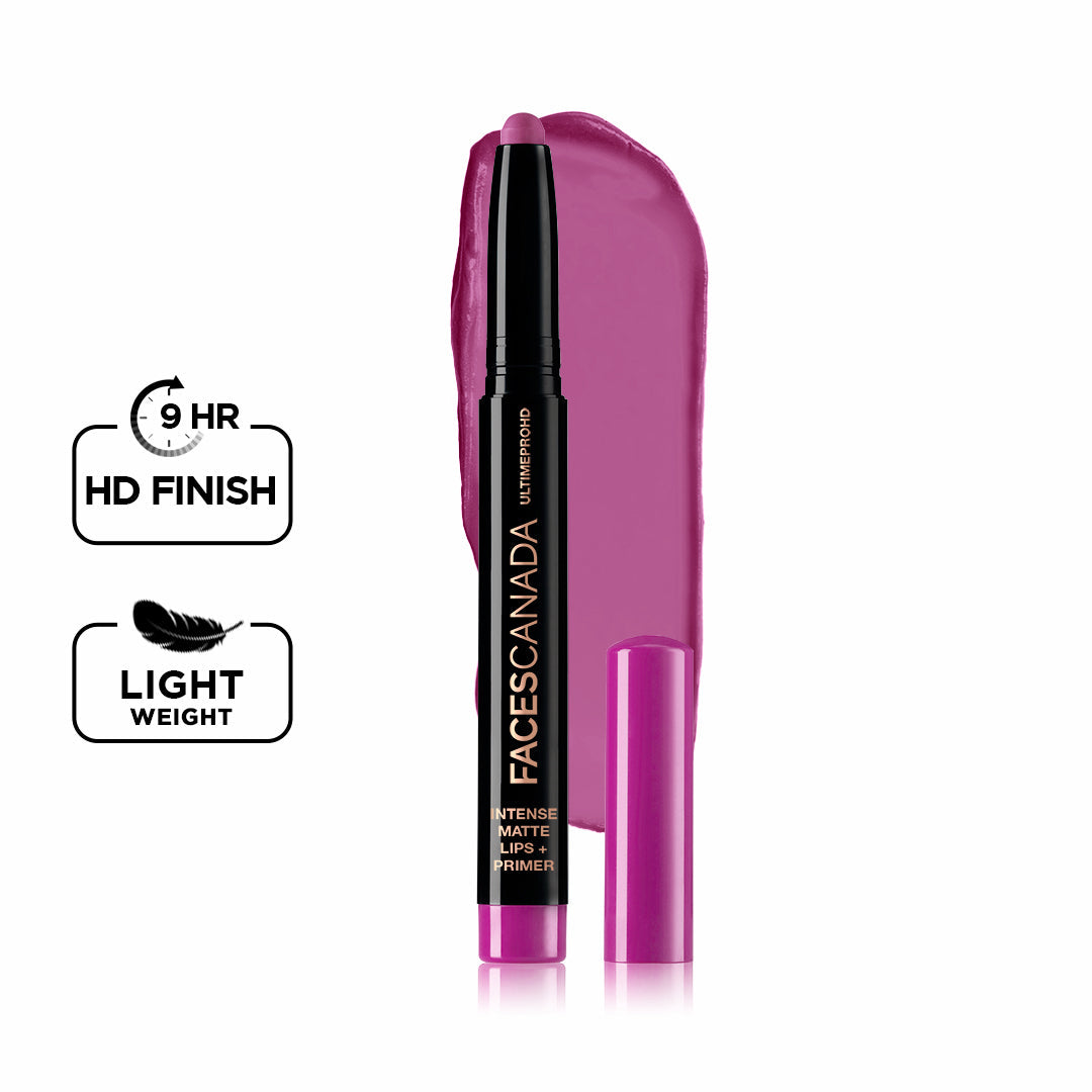 Faces Canada Ultime Pro HD Intense Matte Lips + Primer | 1.4 g | iBellaa