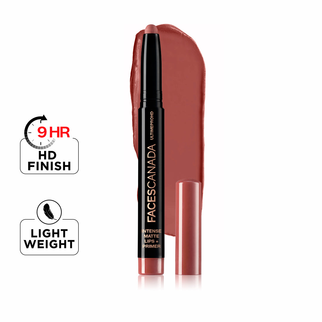 Faces Canada Ultime Pro HD Intense Matte Lips + Primer | 1.4 g | iBellaa