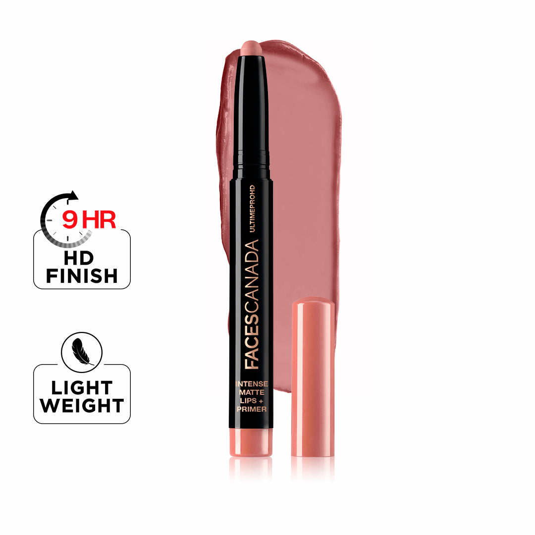 Faces Canada Ultime Pro HD Intense Matte Lips + Primer | 1.4 g | iBellaa