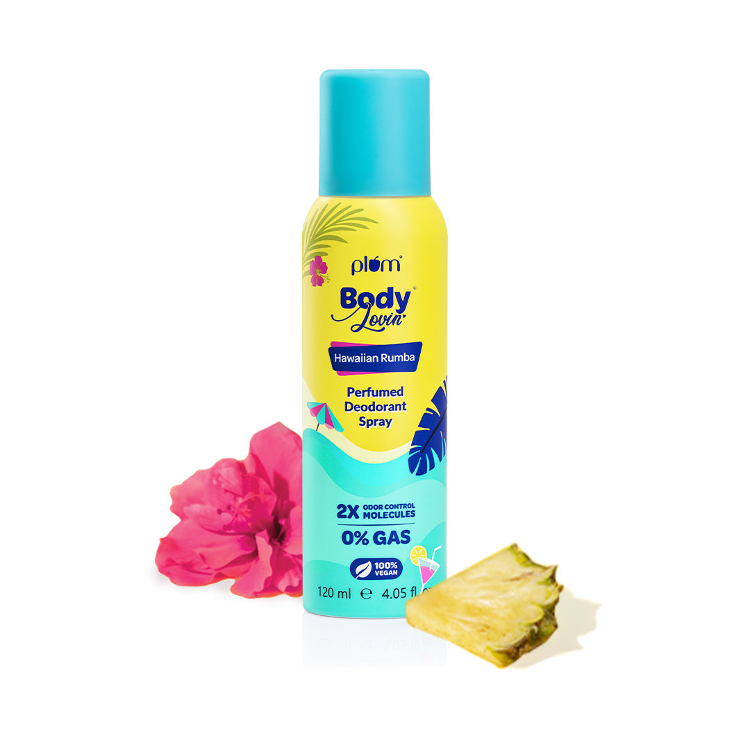 Plum BodyLovin' Hawaiian Rumba Perfumed Deodorant Spray | 120 ml | iBellaa