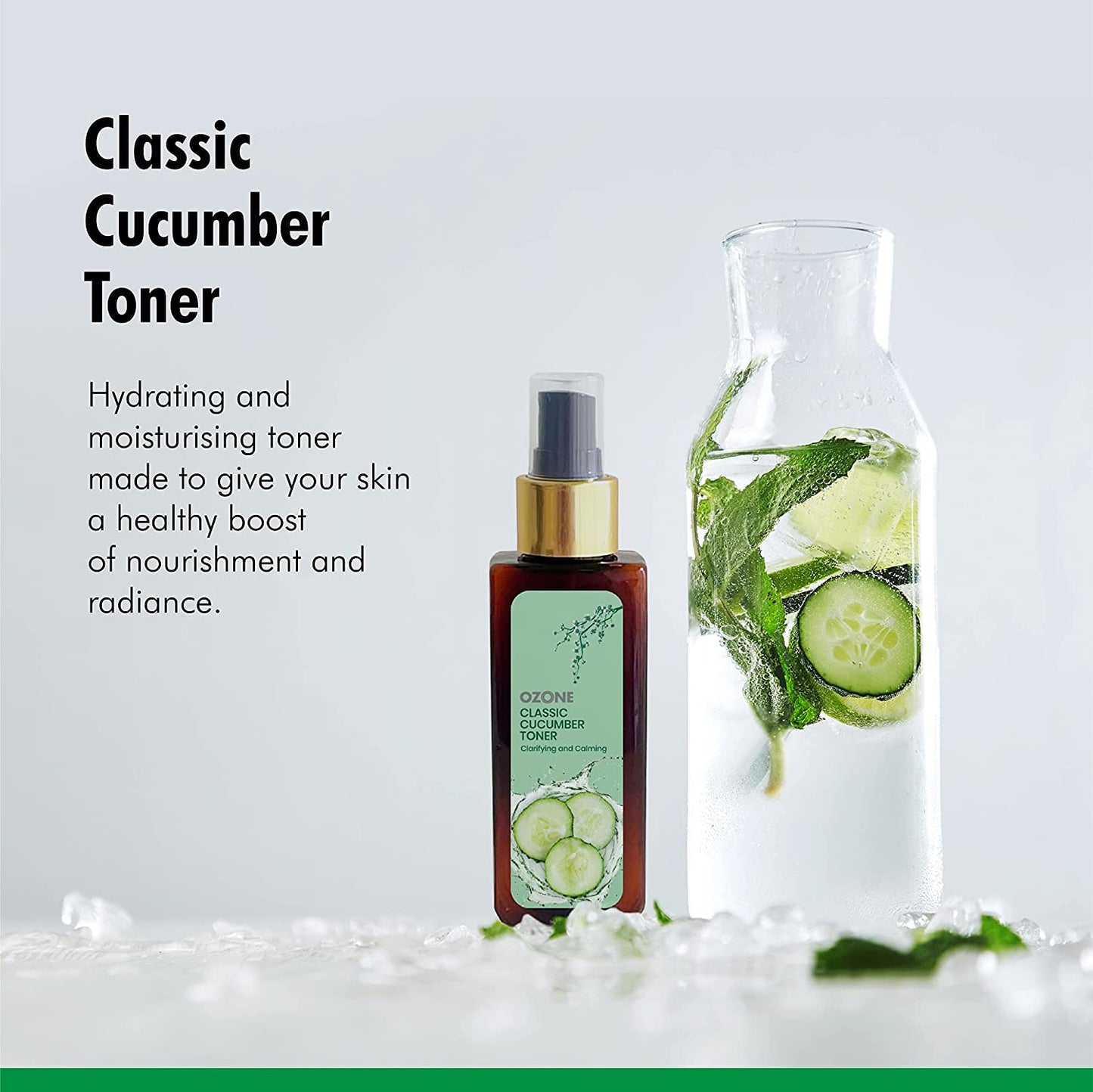 Ozone Classic Cucumber Toner | 100 ml | iBellaa