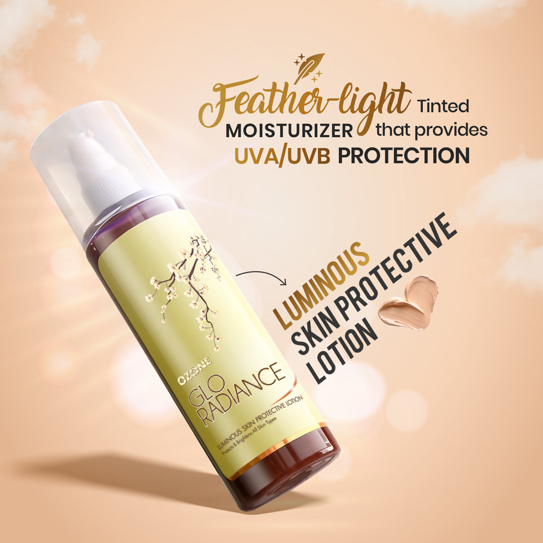 Ozone Glo Radiance Luminous Skin Protective Lotion | 150 ml | iBellaa