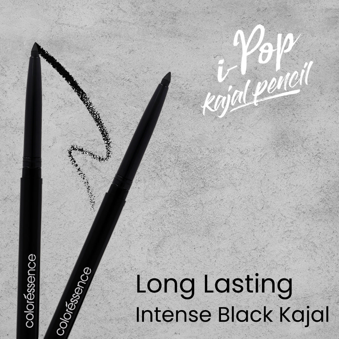 Coloressence Ipop Kajal Pencil (Black) | 0.25 g | iBellaa