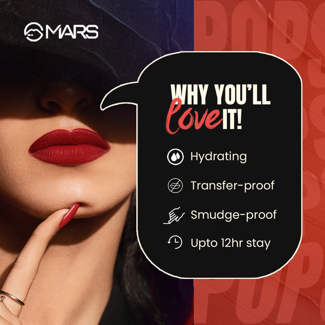 MARS Popstar Liquid Mousse Lipstick | 6 ml | iBellaa
