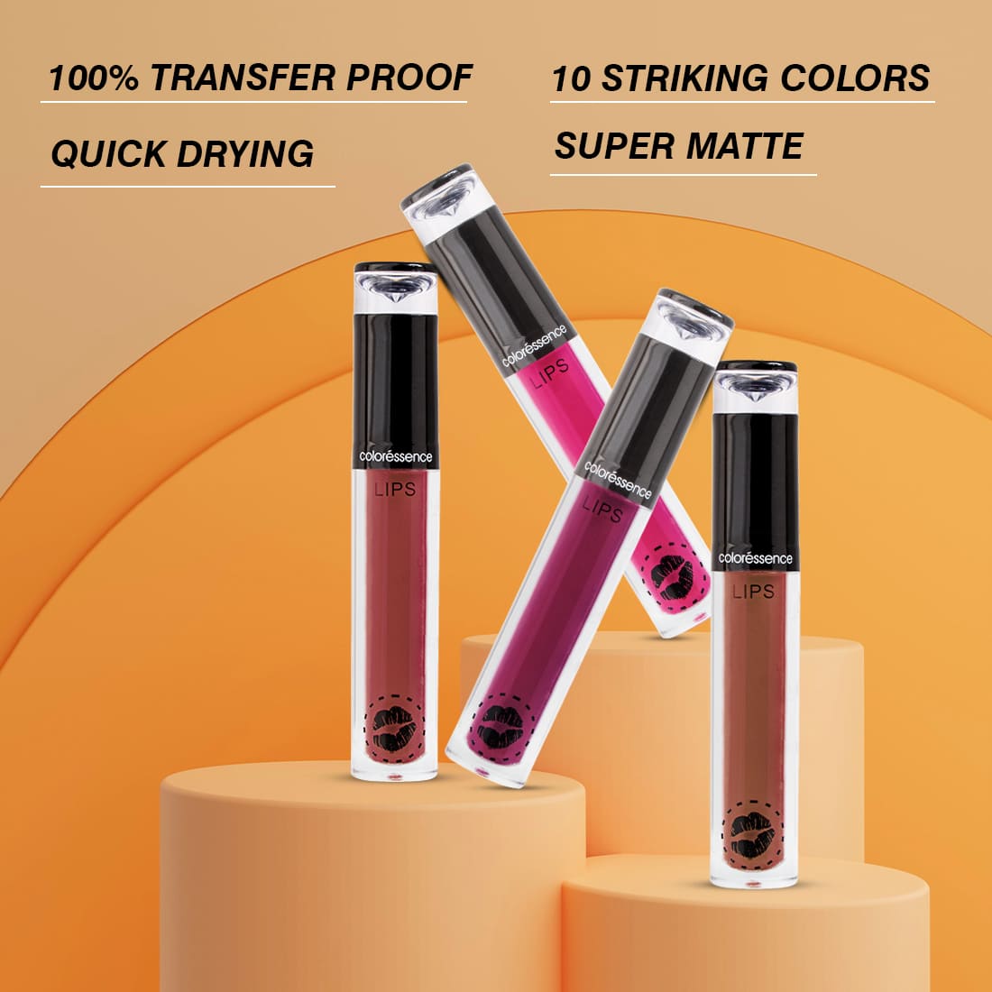 Coloressence Lipstay Transfer Proof Liquid Lipstick | 4 ml | iBellaa