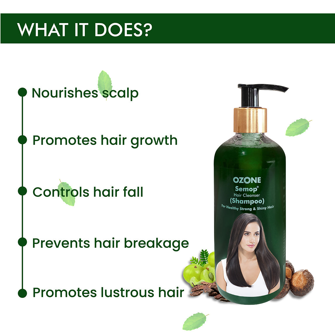 Ozone Semop Hair Cleanser Shampoo | 300 ml | iBellaa