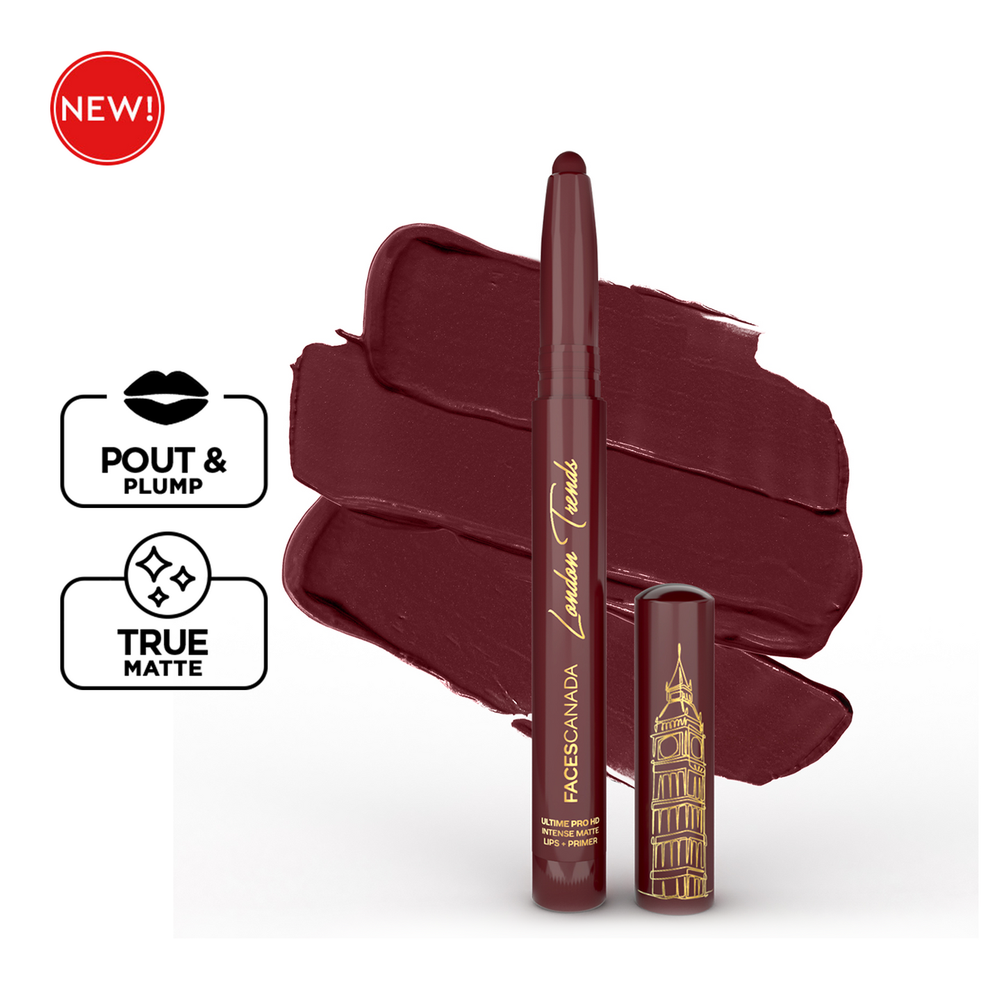Faces Canada Ultime Pro HD Intense Matte Lips + Primer | 13 g | iBellaa