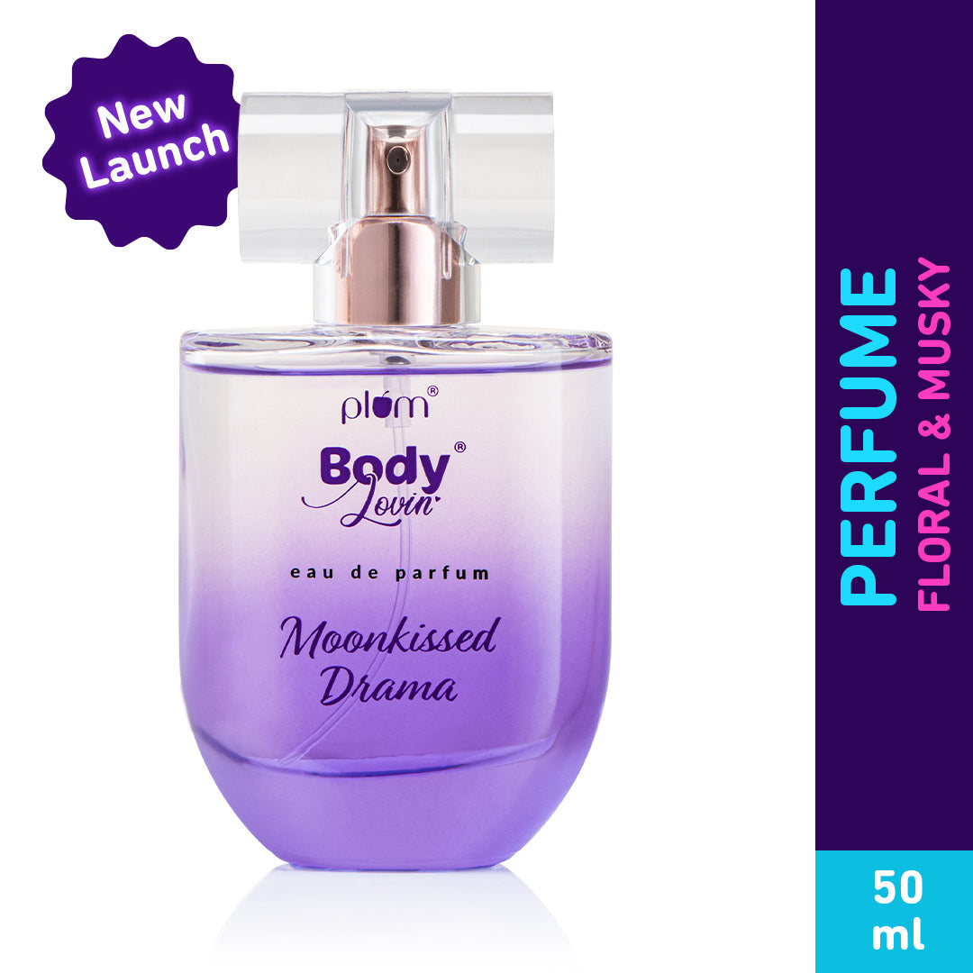 Plum Moonkissed Drama Eau De Parfum by Plum BodyLovin' – Long-Lasting Floral-Musky Fragrance | 50 ml | iBellaa