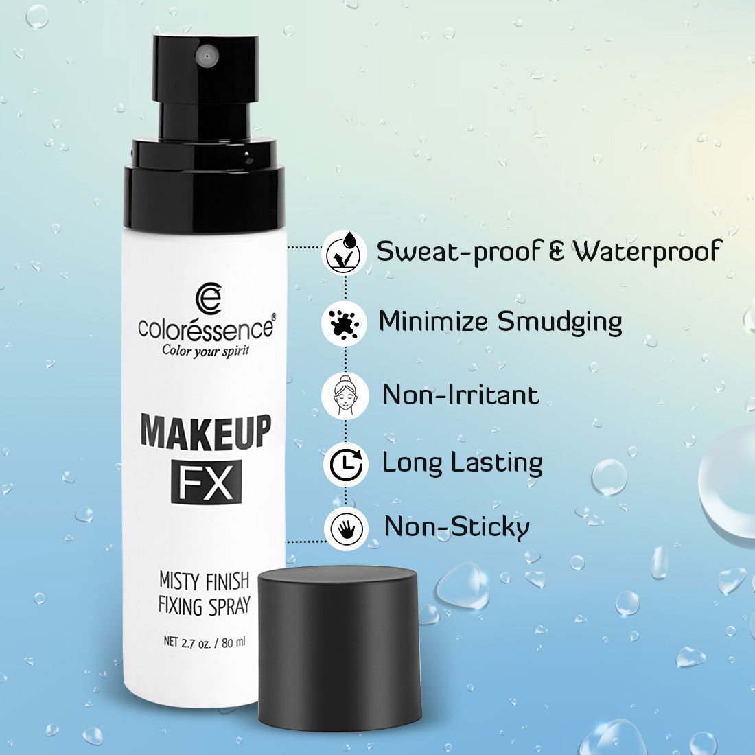 Coloressence FX Misty Finish Makeup Fixer | 80 ml | iBellaa