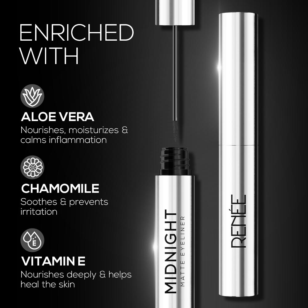 RENEE Midnight Matte Eyeliner, 2.5 Ml | iBellaa