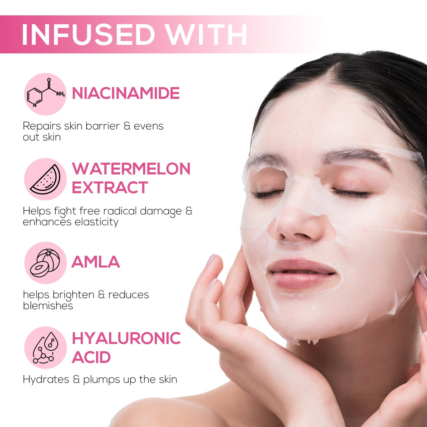 RENEE Niacinamide Sheet mask, 20ml | iBellaa