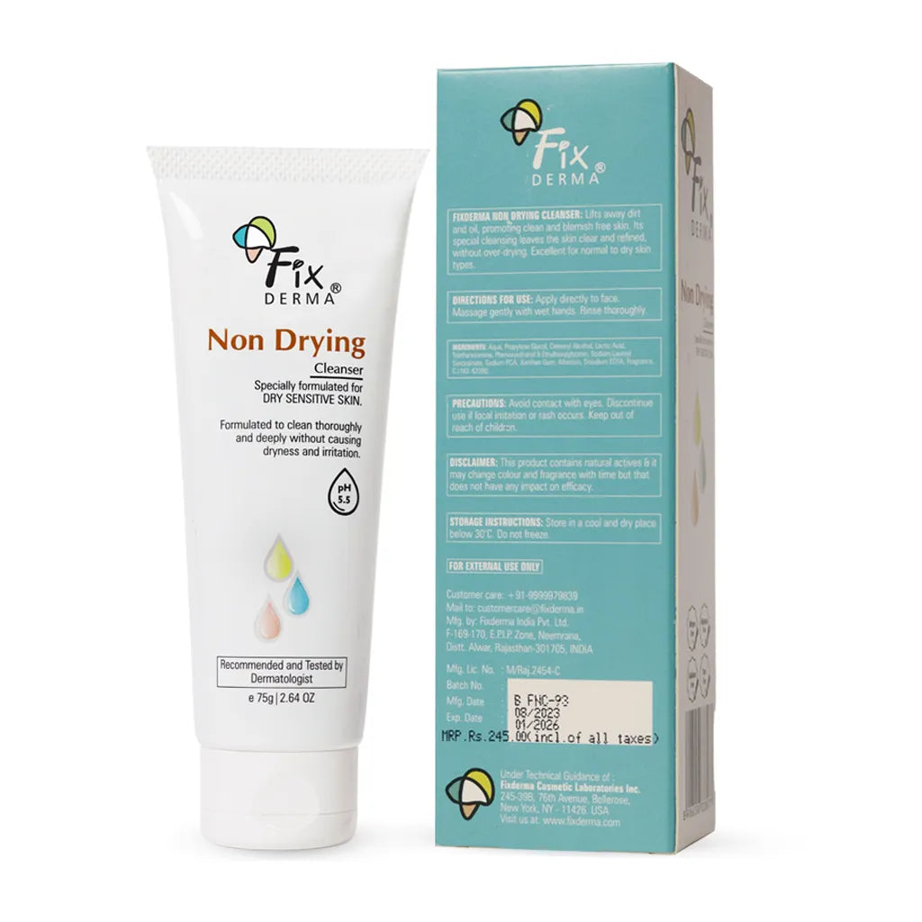 Fixderma Non-Drying Cleanser - Face wash for Dry Skin | iBellaa
