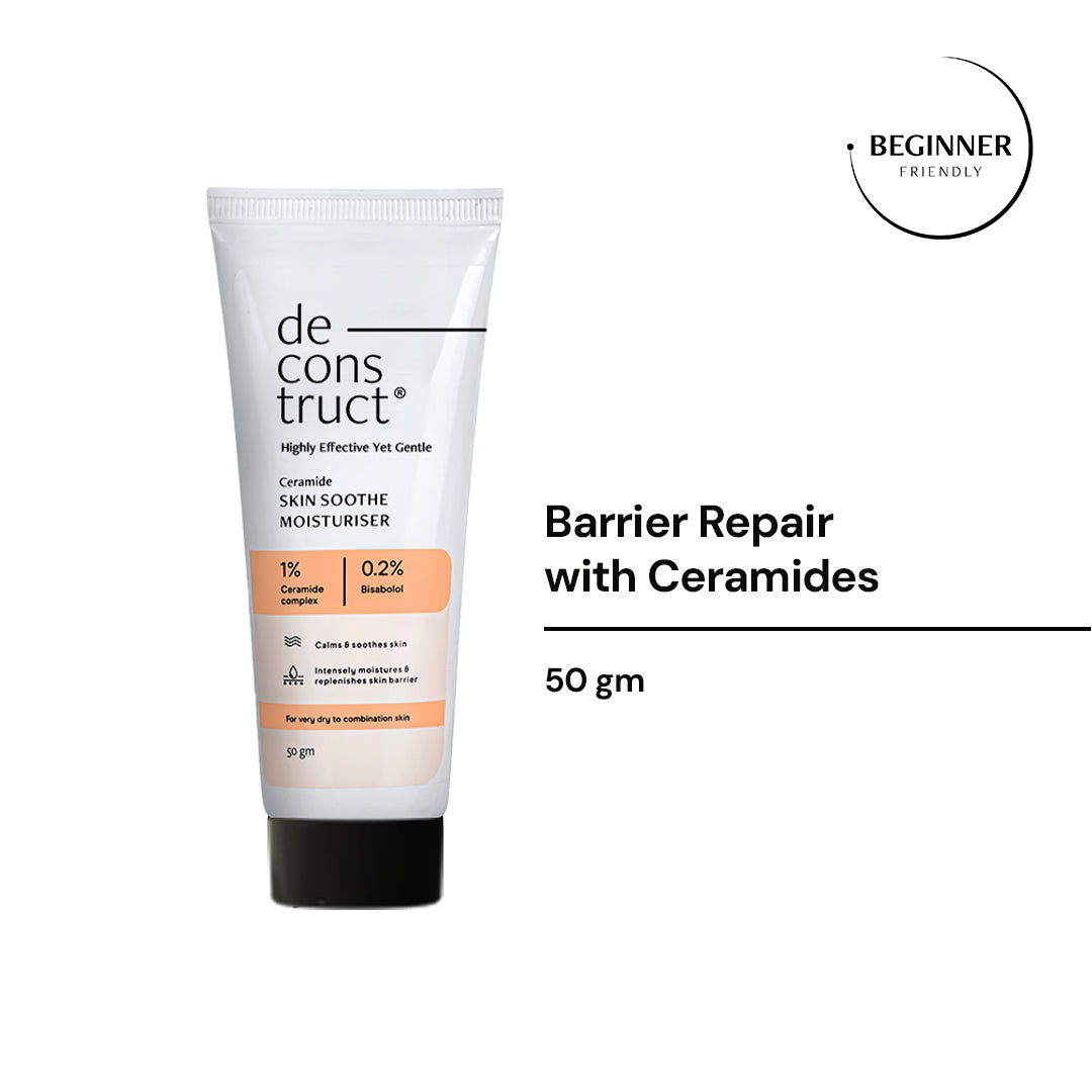 Deconstruct Skin Soothe Moisturizer - 1% Ceramide + 0.2% Bisabolol | 50 g | iBellaa
