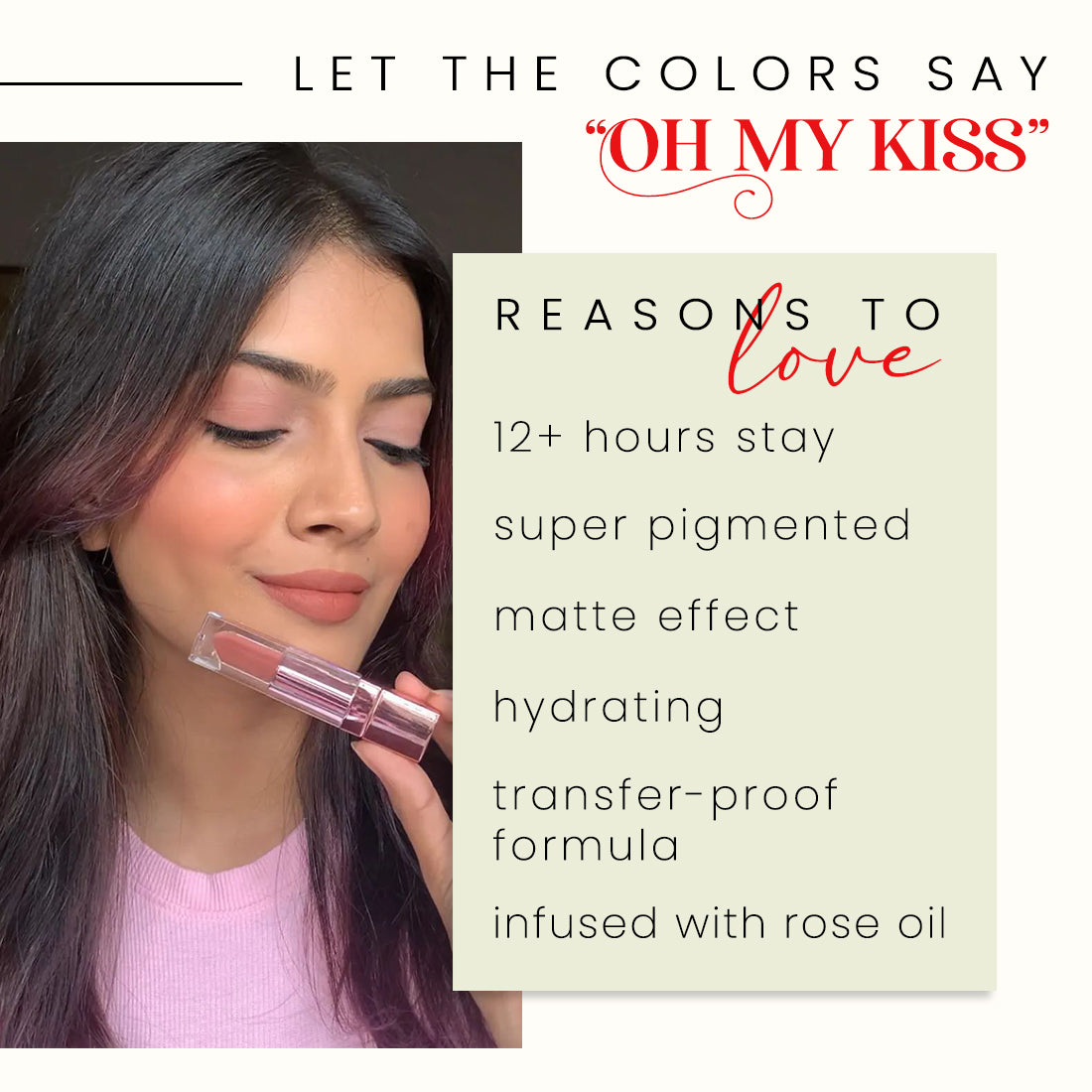 Coloressence OMK Non Transfer Liquid Lip Color | 6 ml | iBellaa