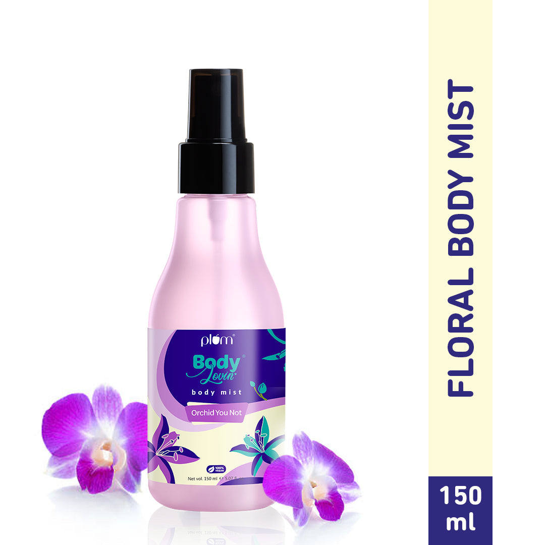 Plum Orchid-You-Not Body Mist by Plum BodyLovin' – Long-Lasting Fresh Floral Fragrance | Perfect for Women | iBellaa