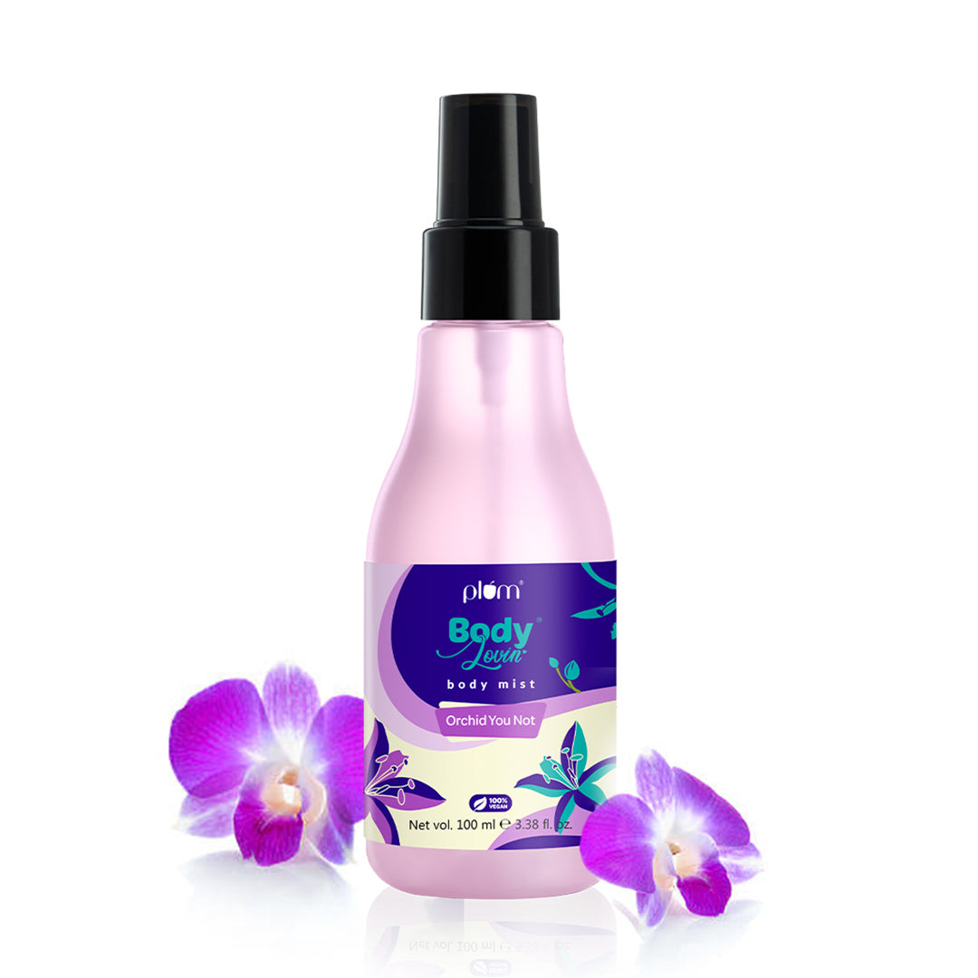 Plum Orchid-You-Not Body Mist by Plum BodyLovin' – Long-Lasting Fresh Floral Fragrance | Perfect for Women | iBellaa