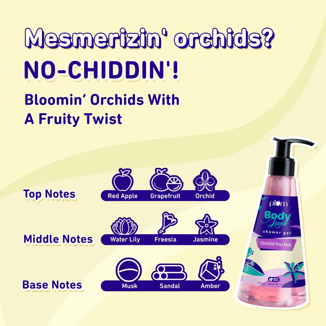 Plum Orchid You Not Shower Gel by Plum BodyLovin' | 240 ml | iBellaa