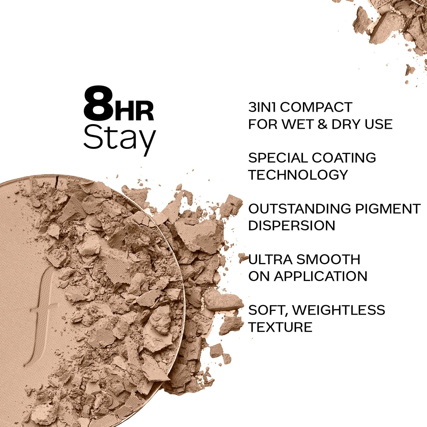 Faces Canada 3 in 1 HD Matte Compact | 8 g | iBellaa