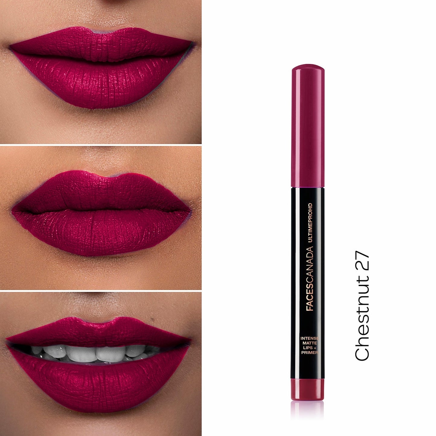 Faces Canada Ultime Pro HD Intense Matte Lips + Primer | 1.4 g | iBellaa