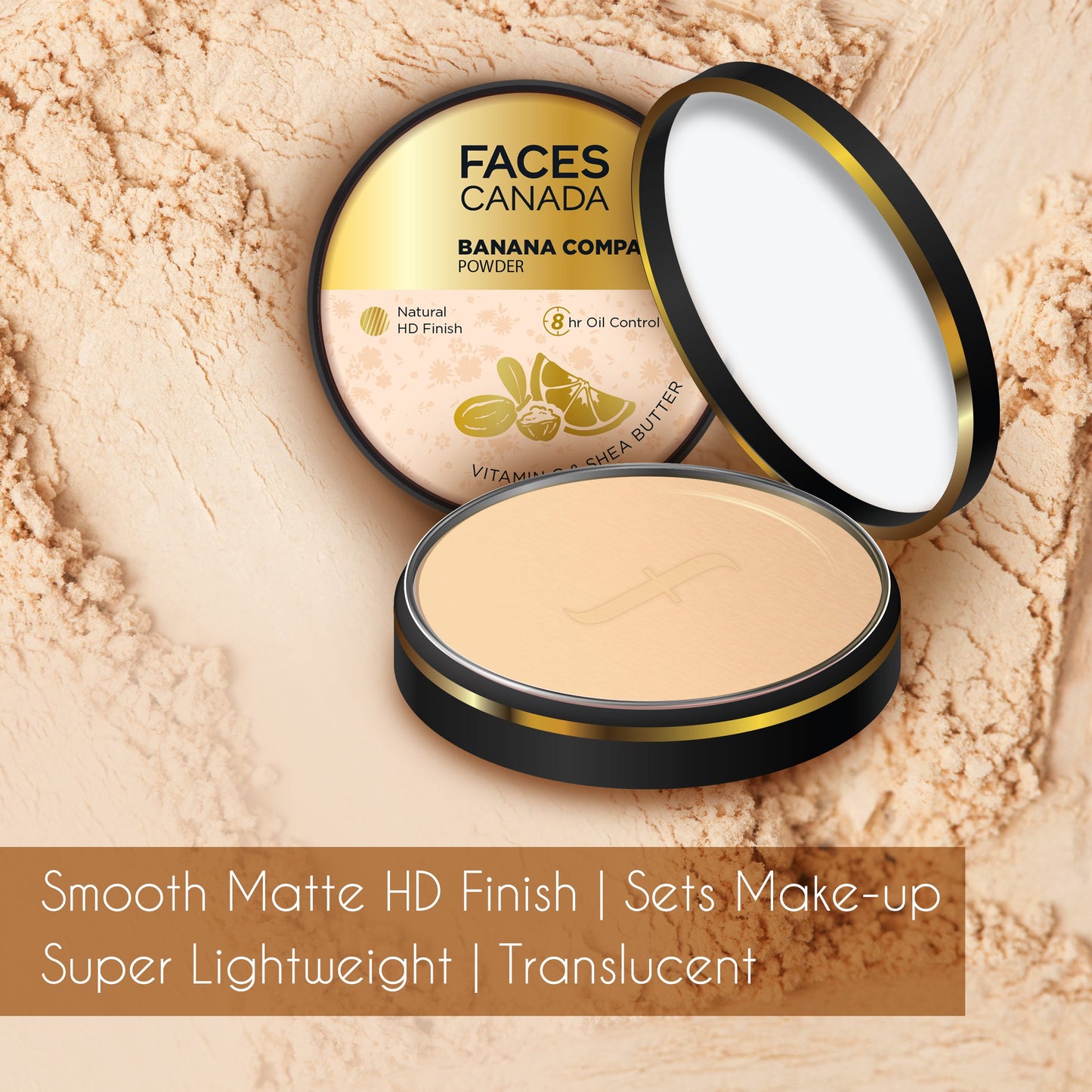 Faces Canada Banana Compact Powder | 9 g | iBellaa