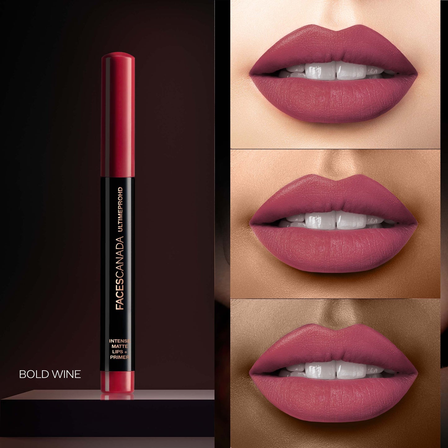 Faces Canada Ultime Pro HD Intense Matte Lips + Primer | 1.4 g | iBellaa