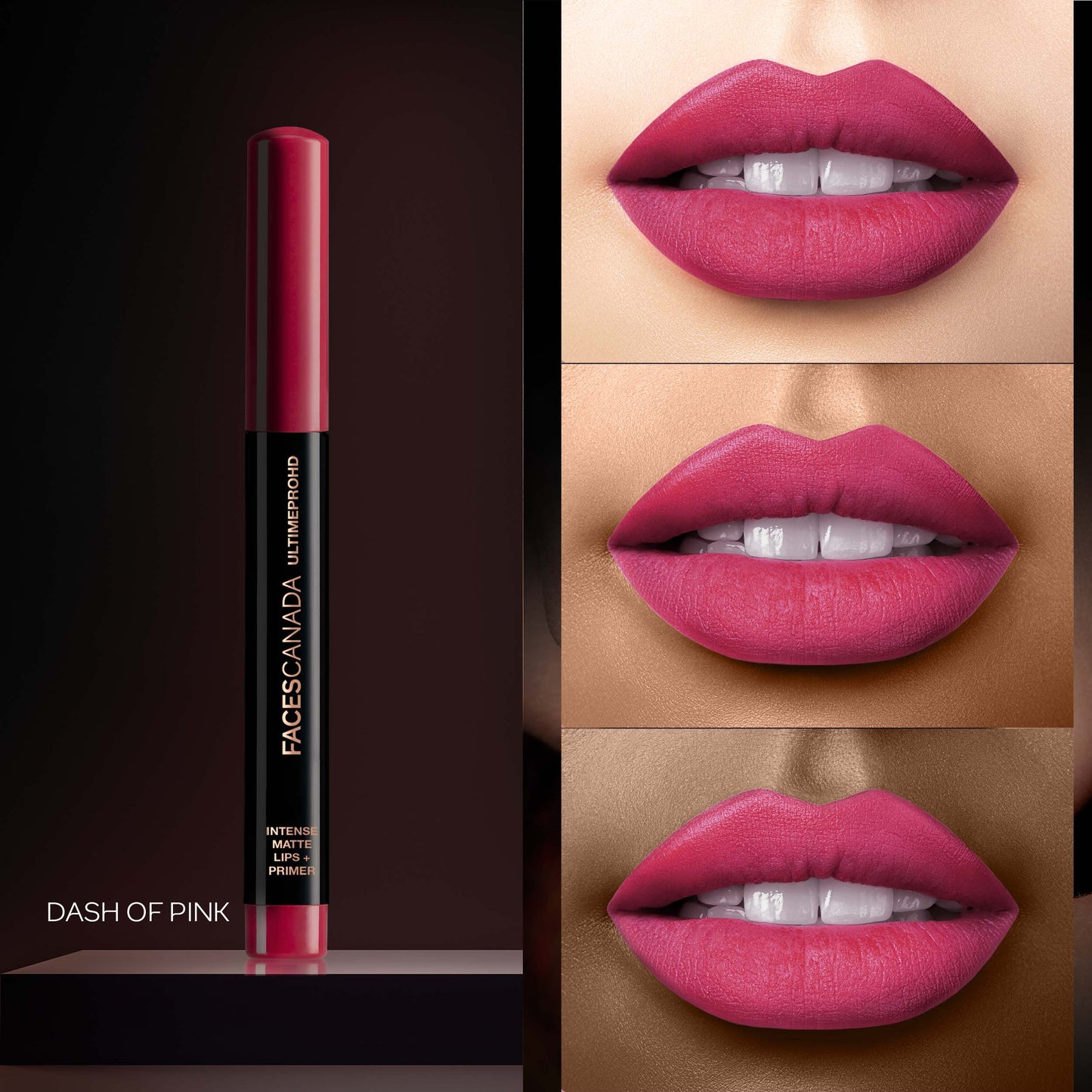Faces Canada Ultime Pro HD Intense Matte Lips + Primer | 1.4 g | iBellaa