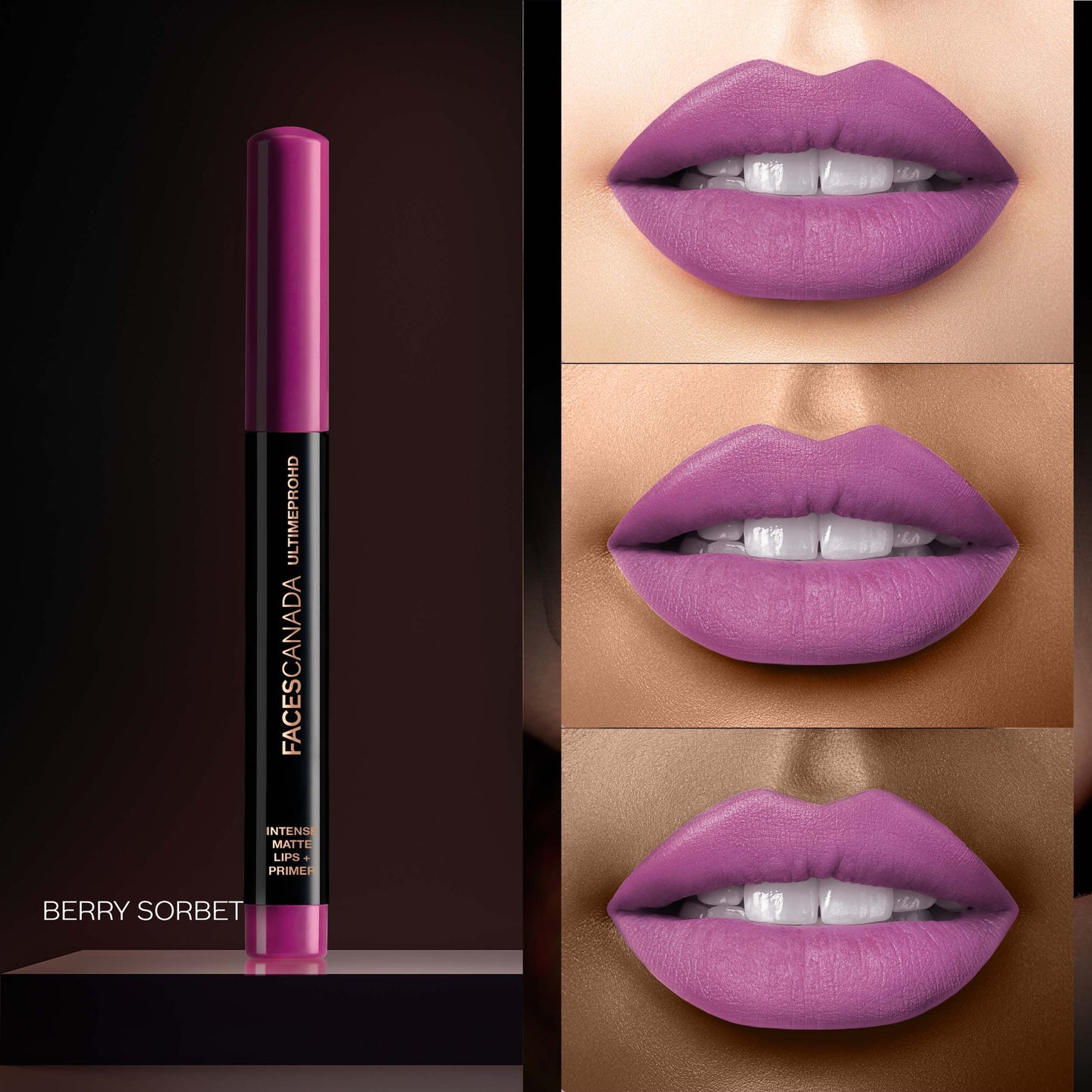 Faces Canada Ultime Pro HD Intense Matte Lips + Primer | 1.4 g | iBellaa