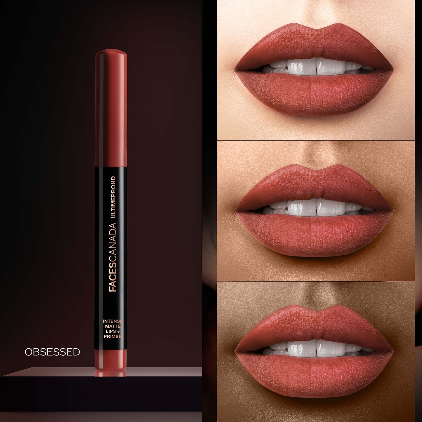 Faces Canada Ultime Pro HD Intense Matte Lips + Primer | 1.4 g | iBellaa