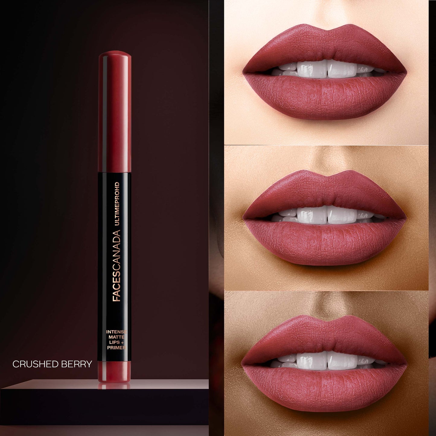 Faces Canada Ultime Pro HD Intense Matte Lips + Primer | 1.4 g | iBellaa
