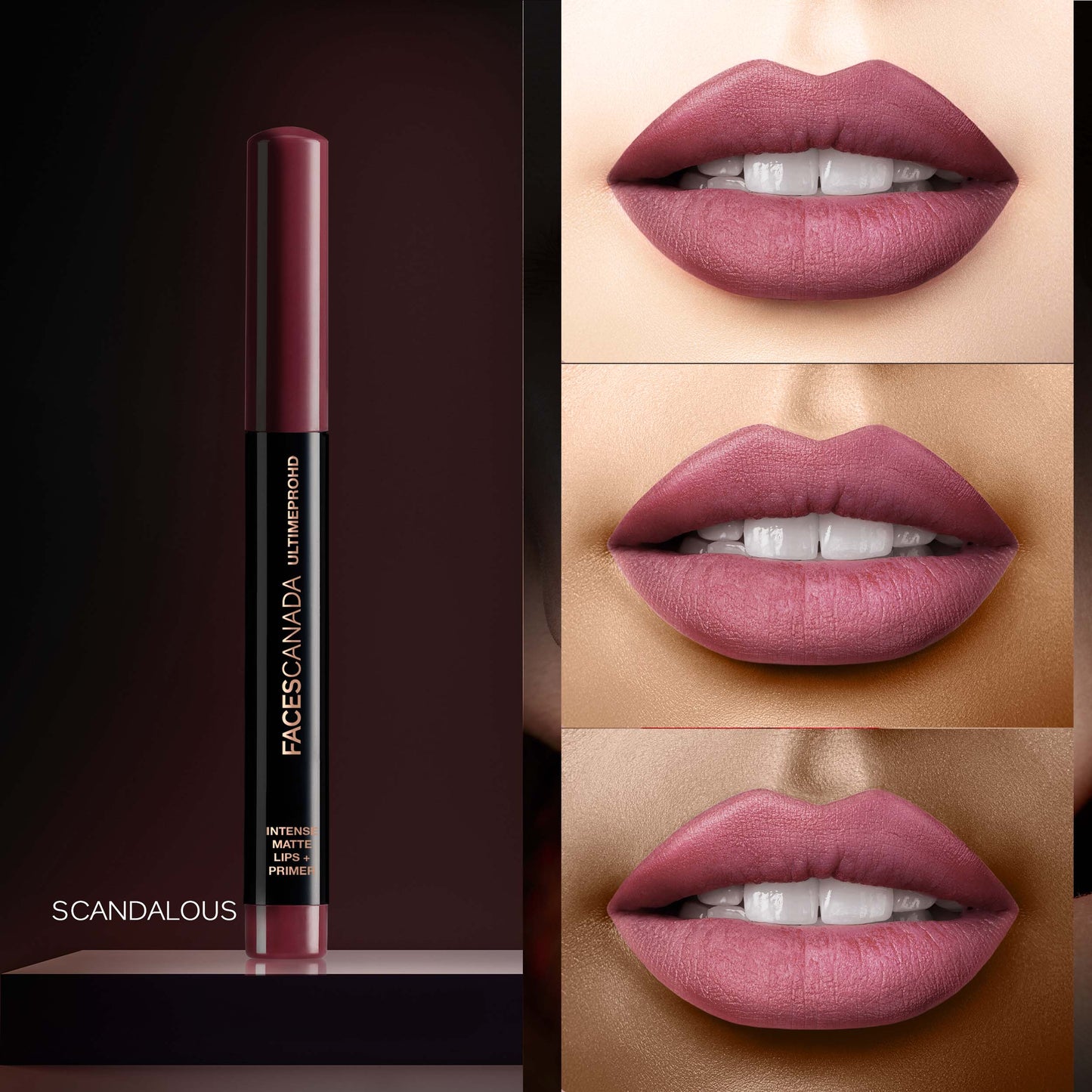Faces Canada Ultime Pro HD Intense Matte Lips + Primer | 1.4 g | iBellaa