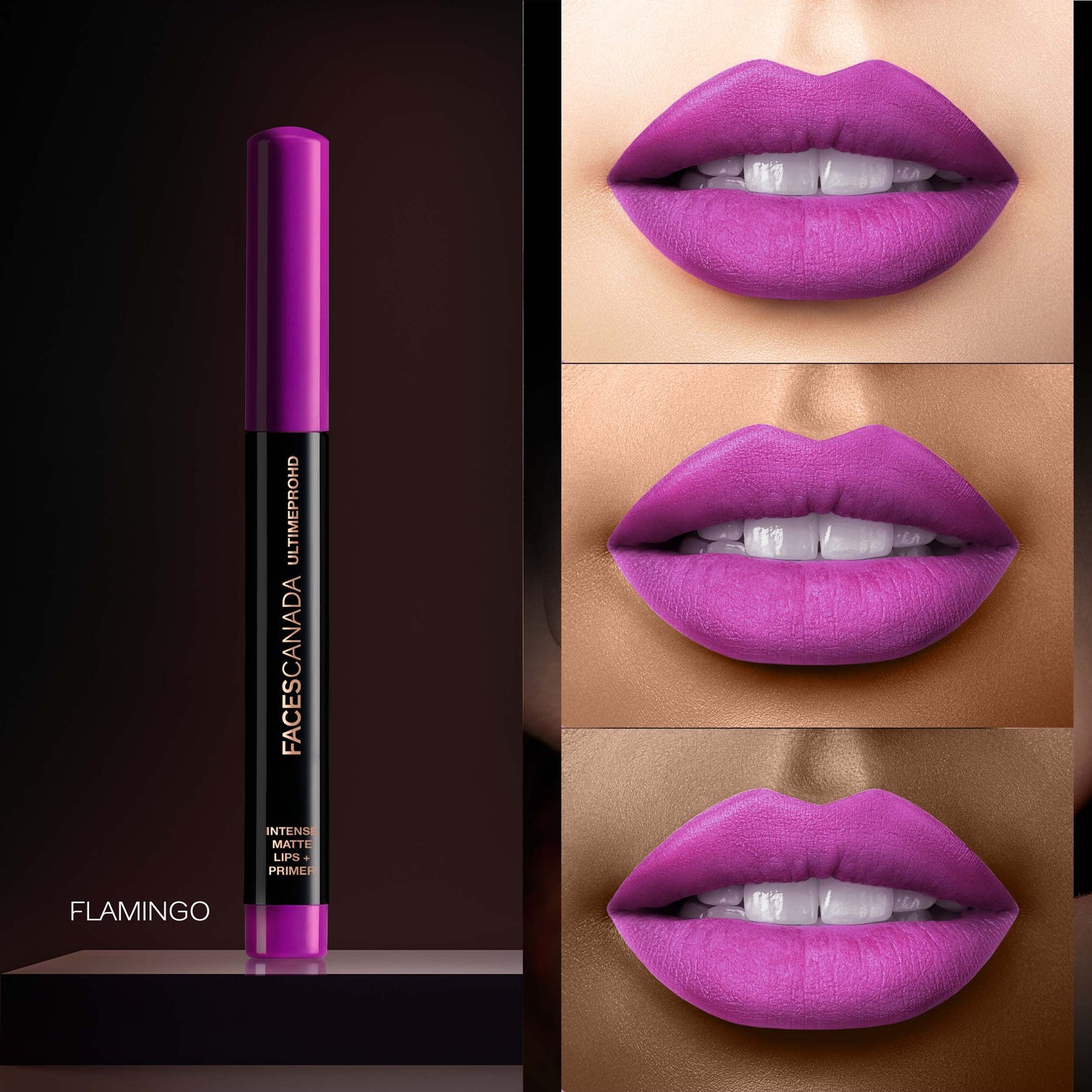 Faces Canada Ultime Pro HD Intense Matte Lips + Primer | 1.4 g | iBellaa