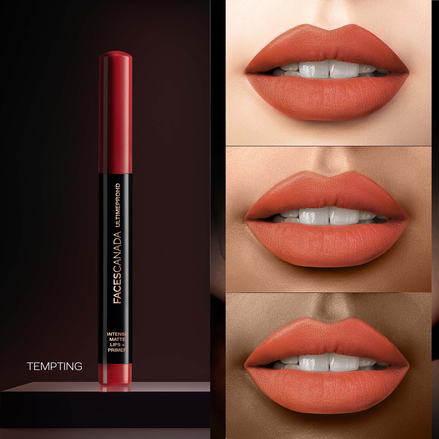 Faces Canada Ultime Pro HD Intense Matte Lips + Primer | 1.4 g | iBellaa