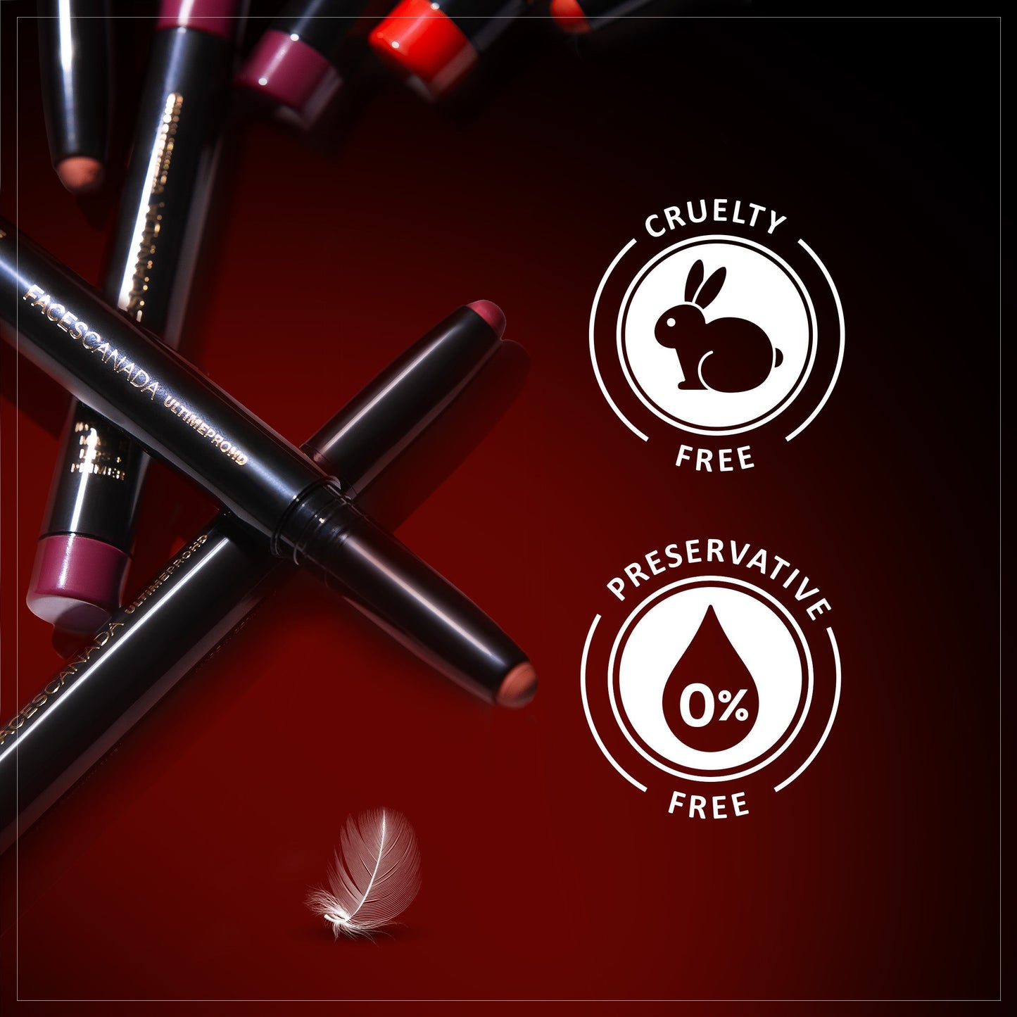 Faces Canada Ultime Pro HD Intense Matte Lips + Primer | 1.4 g | iBellaa