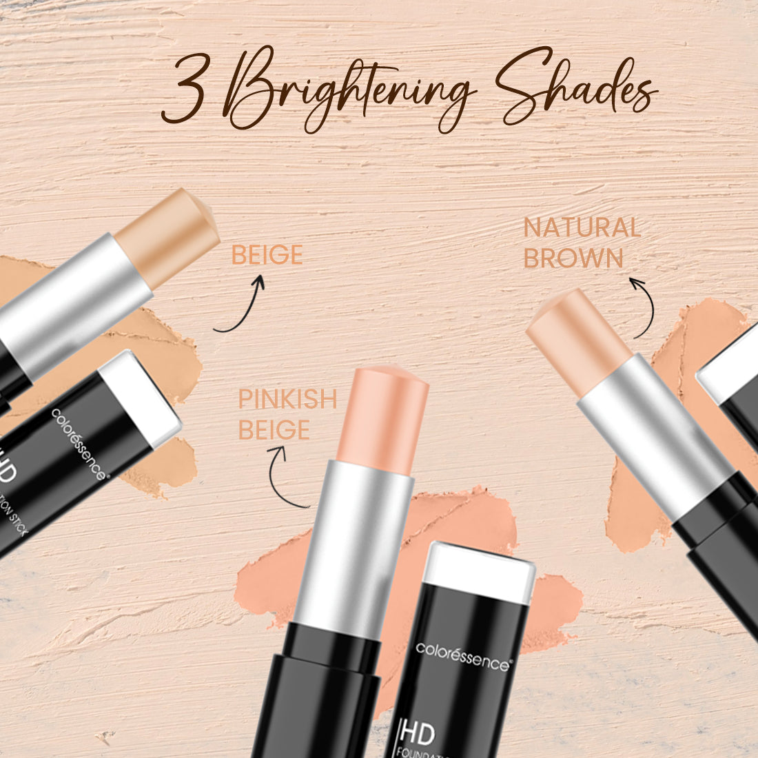 Coloressence HD Foundation Stick | 14 g | iBellaa