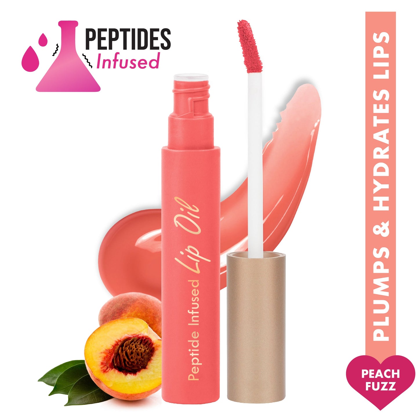 Insight Cosmetics Peptide Infused Lip Oil | 4.5 g | iBellaa