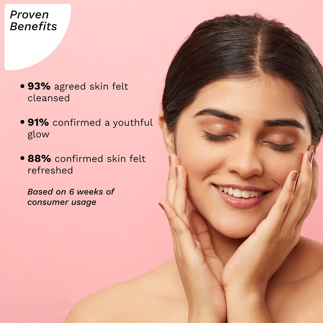 Pilgrim Red Vine Face Wash with Vitamin C & Aloe | 100 ml | iBellaa
