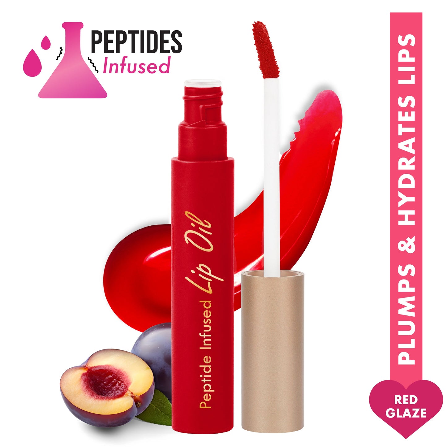 Insight Cosmetics Peptide Infused Lip Oil | 4.5 g | iBellaa
